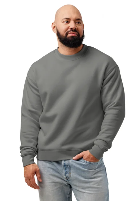Crewneck sweatshirt in shadow, personalized