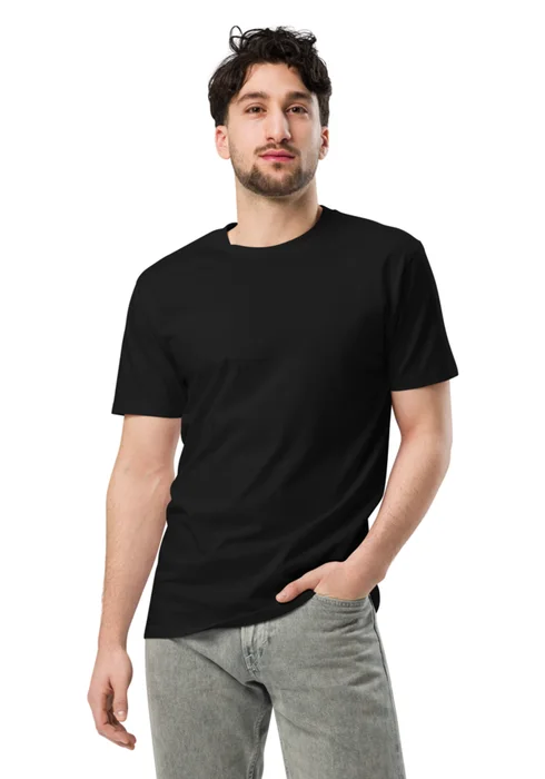 T-shirt in black, personalized