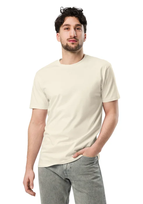 T-shirt in natural, personalized
