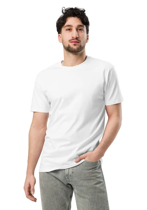 T-shirt in white, personalized