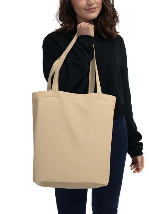 Tote bag in oyster, personalized