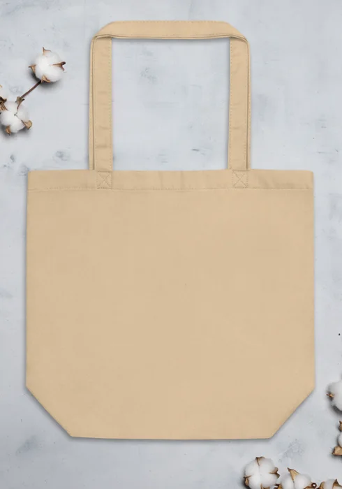 Tote bag in oyster, personalized