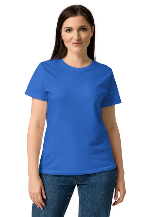 Women's T-shirt in royal, personalized