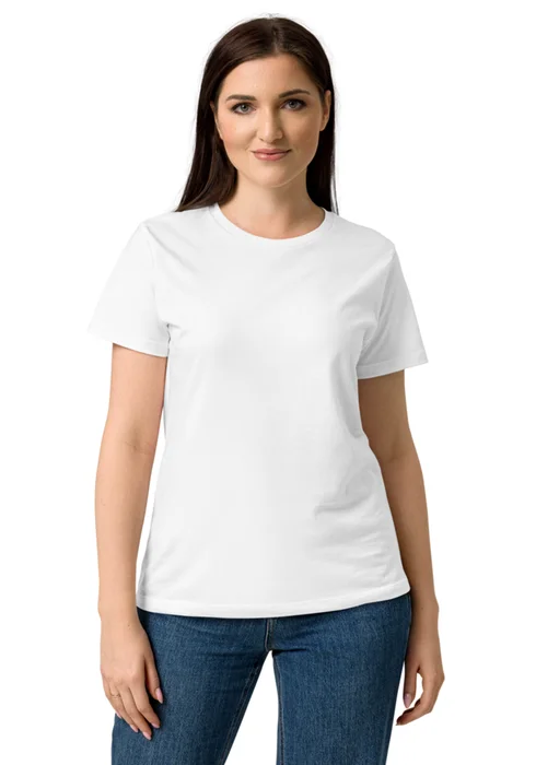 Women's T-shirt in white, personalized